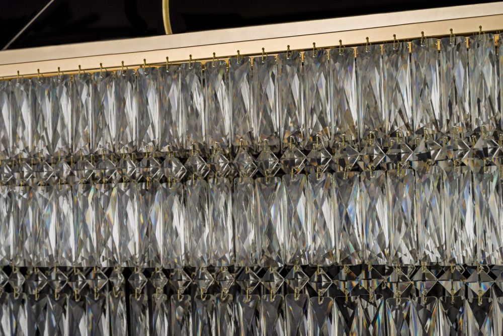 Люстра подвесная *30*26 см, 10*G9*40W, Arti Lampadari Acquaro Acquaro E 1.5.120x30.102 GP, золото