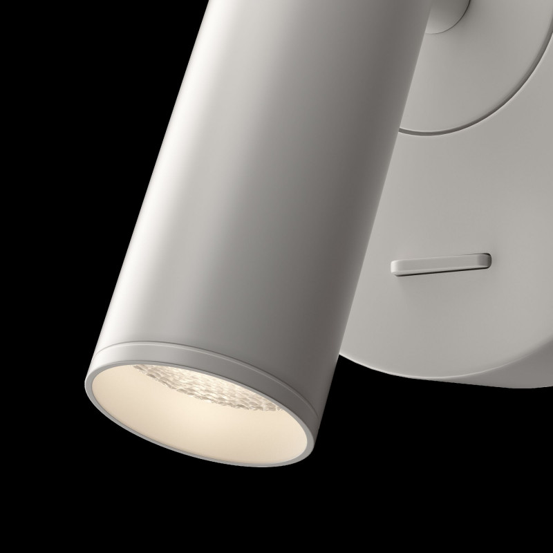 Бра 7 см, 3W, 3000К Maytoni Mirax C038WL-L3W3K, 3W LED, 3000K, белый