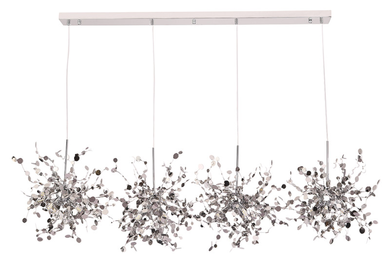 Светильник 160 см Crystal Lux GARDEN SP3х4 L1600 CHROME Хром