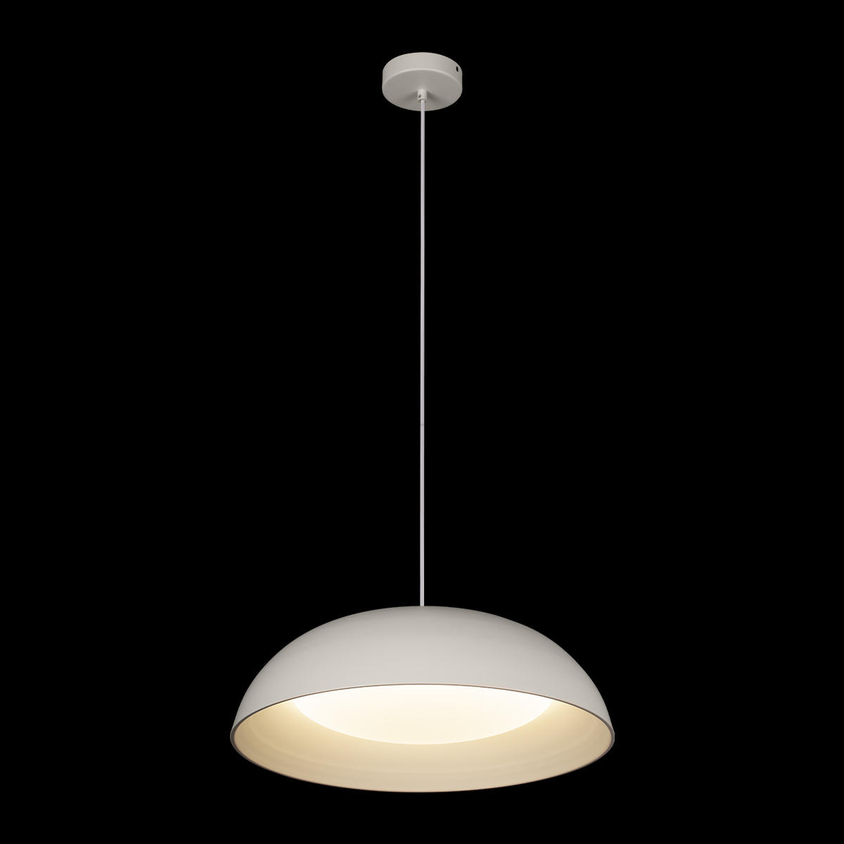 Подвесной светильник 50 см, 1*LED*30W 4000K белый LOFT IT Cappello 10229P White