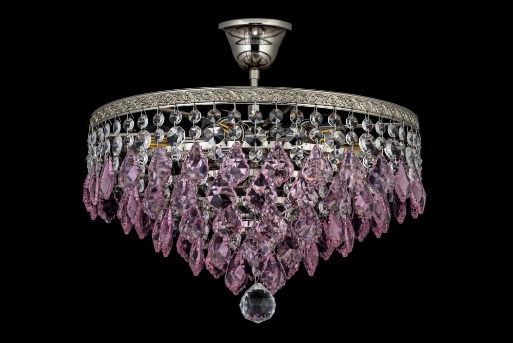 Люстра потолочная *38*32 см, 5*E27*60W, Arti Lampadari Castellana Gold Castellana E 1.3.38.603 N, никель