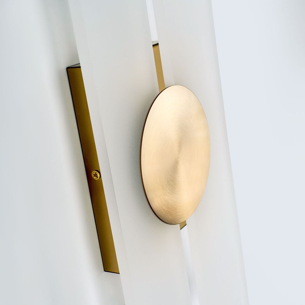 Настенный светильник 20*38 см, LED 3W 4000K MODESTYLE MS.1512.380 BS латунь