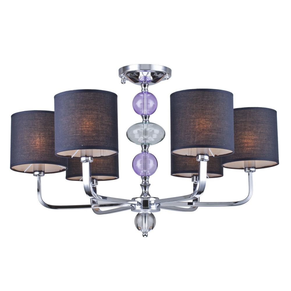 Люстра *74*46 см, 6*E14*40W, Arti Lampadari Donnini Donnini E 1.1.6 NB, Матовый никель