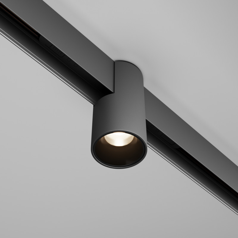 Светильник 5,3*5,3*10,4 см, LED, 7W, Maytoni Technical ALFA TR122-4-7W-DS-B черный, 3000-6000K, Dim