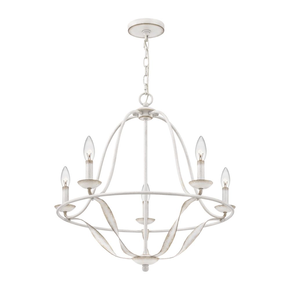 Люстра *64*64-317 см, E14*40W, Natural Concepts Quoizel Bradbury NC-023504-SB, белый