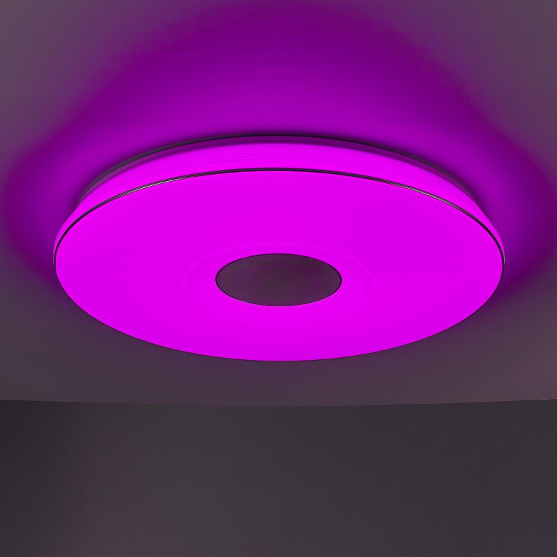 Музыкальный светильник 60*8 см, LED*100 W, 3000-5500 К, Белый Citilux Хром+Белый CL703M101