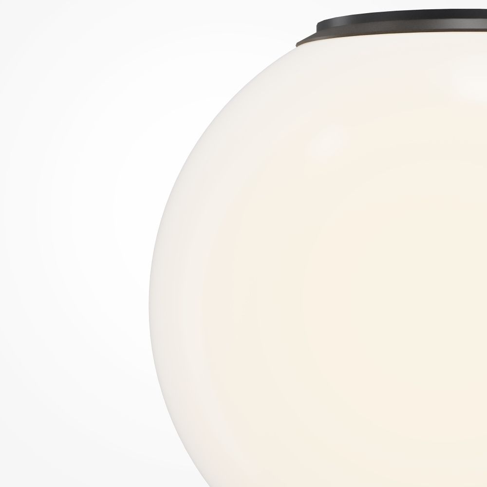 Светильник 20 см, *LED*10W, 3000K, Maytoni Twins MOD427CL-L10B3K, Черный