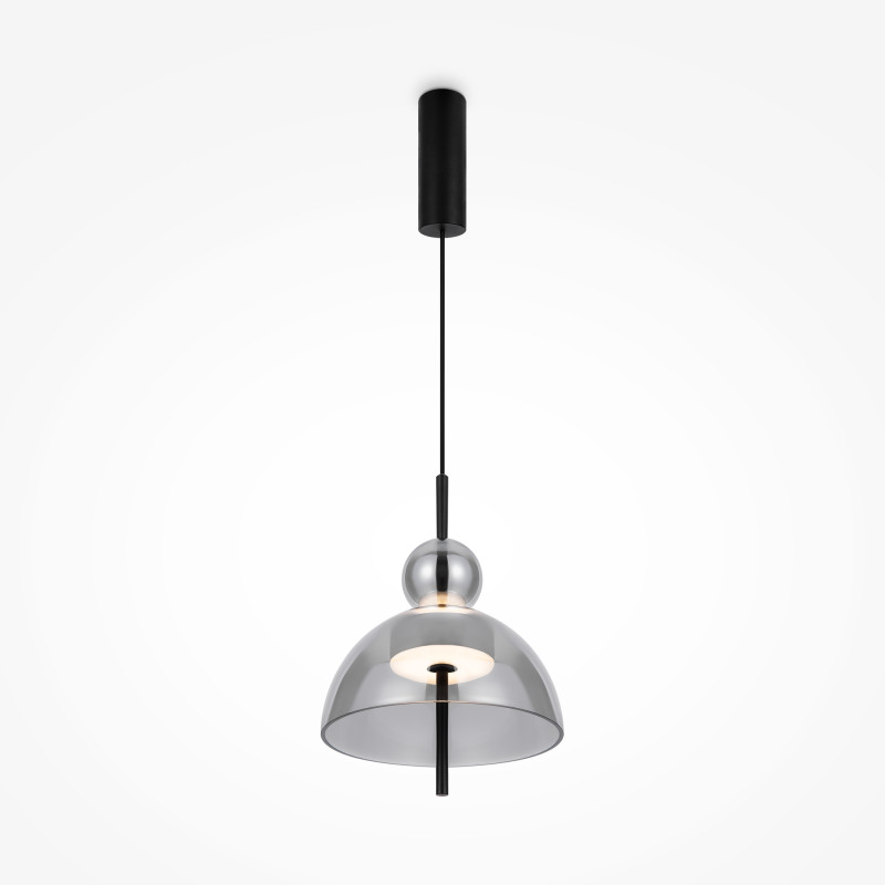 Подвесной светильник  25*57,8 см, LED 1 12W, 3000К, Черный Maytoni Bangkok MOD185PL-L6B3K4