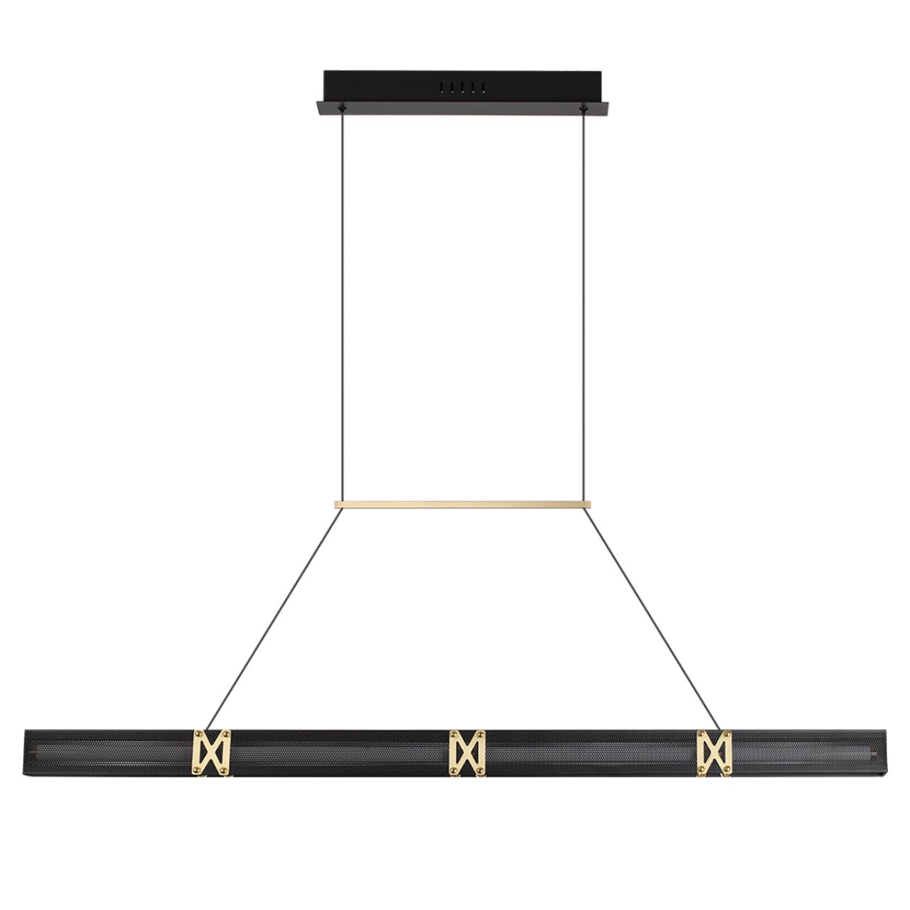 Подвесной светильник 120*60 см, 1*LED*20W 3000K Odeon Light MESH 7083/20L черный