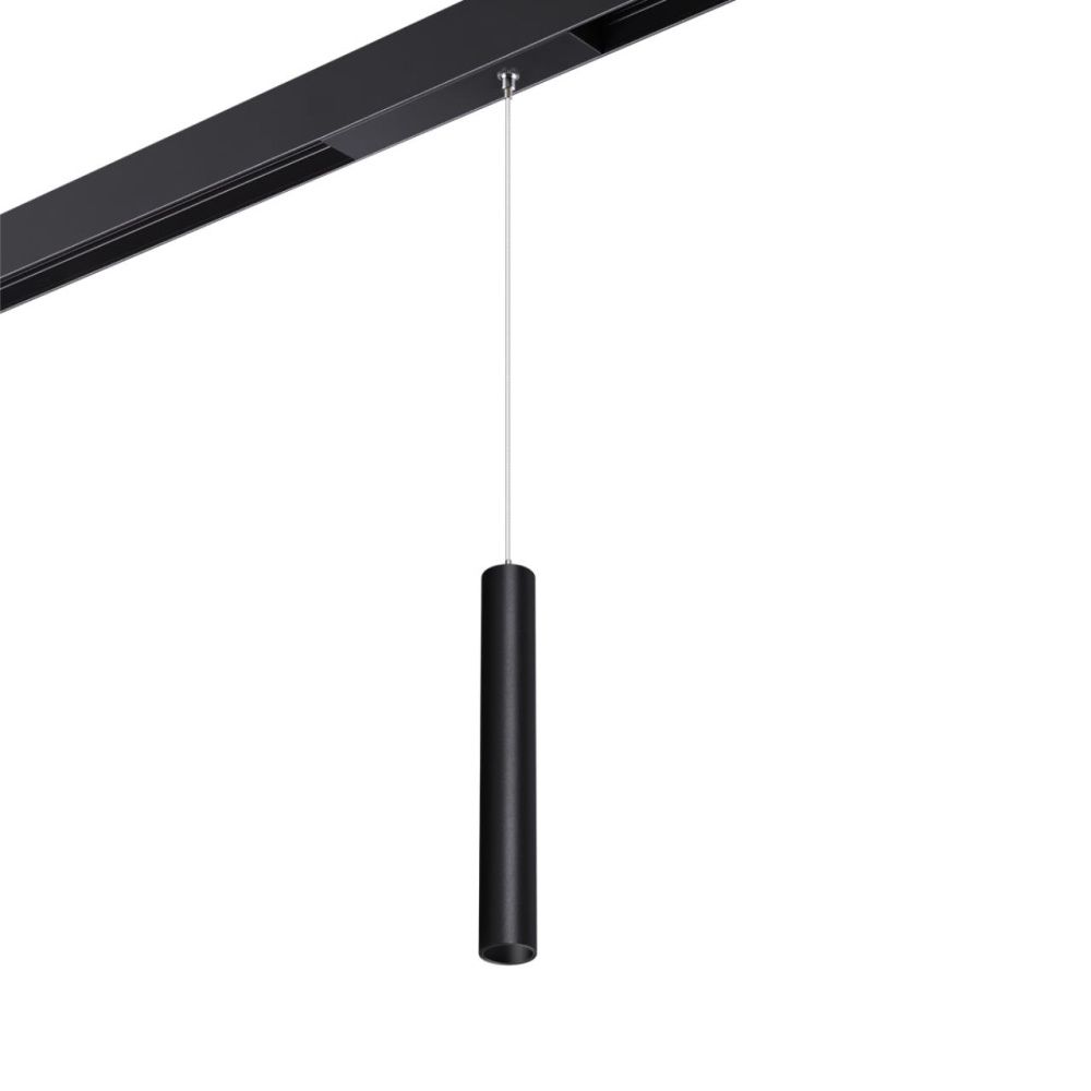 Cветильник  18*4*200 см, 1*LED*10W, 3000-6000K, Novotech VECTOR PORT 359964, черный,  диммир. пульт ДУ/Tuya Smart Life