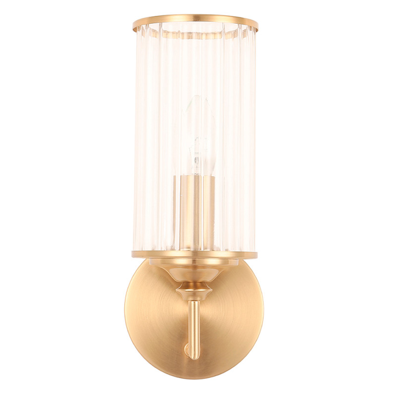 Бра 33 см, Crystal Lux GLORIA AP1 BRASS, латунь