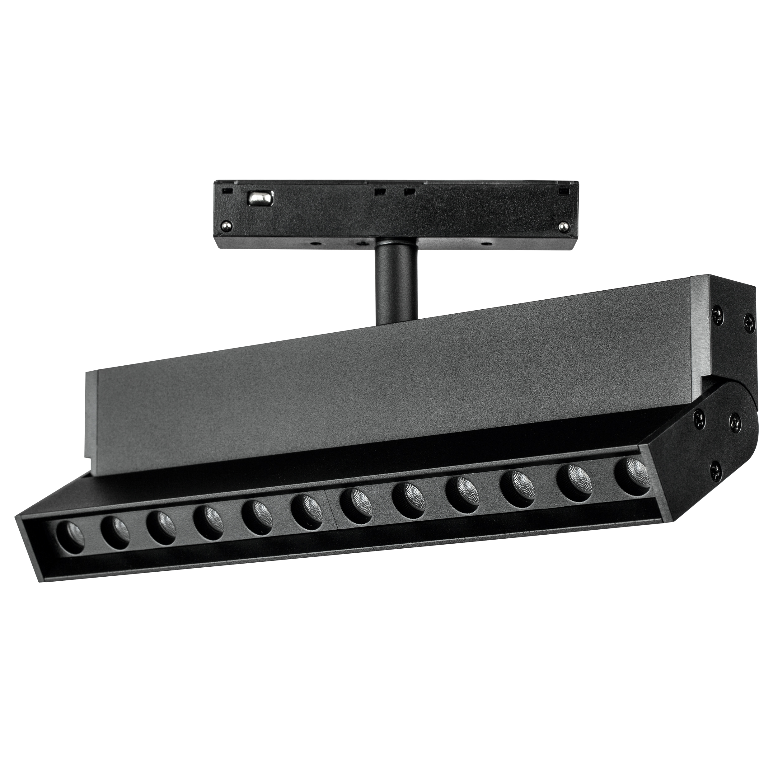 Светильник поворотный направленного света д/ трека Uno 2,2*12 см, 12W, 4000K, Lightstar Uno 259047, Черный матовый