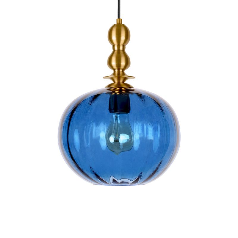 Подвесной светильник *25*-22,5 см, 1*E27*40W, LOFT IT Melon 10426 Blue, бронзовый