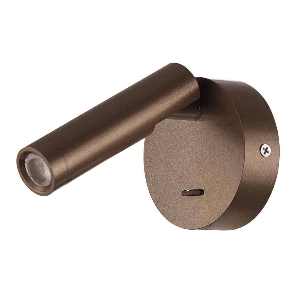 Светильник 11 см, 3W, 3000K, Citilux DEKART CL704103, коричневый