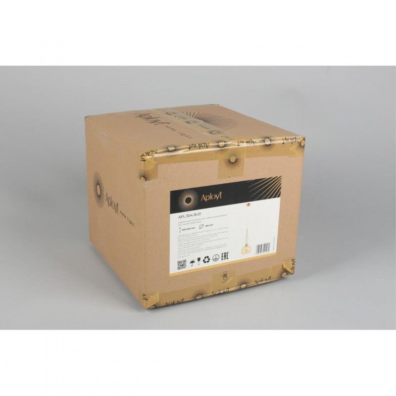 Подвесной светильник 20*55-150 см, 1*E14, 40W, Aployt Kristel APL.304.16.01, бронзовый