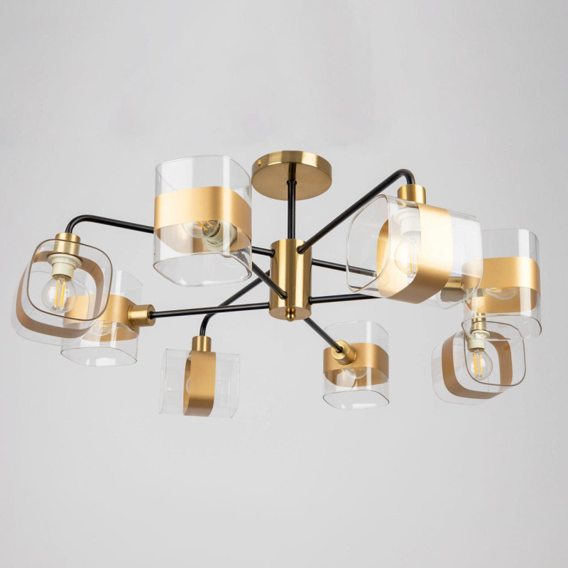 Люстра 76 см Citilux Бертон CL140181 бронза/черный