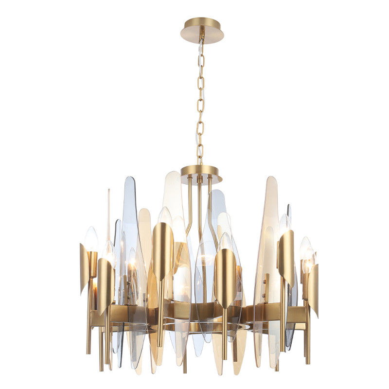 Светильник 60 см, Crystal Lux CASA SP-PL12 BRASS, латунь