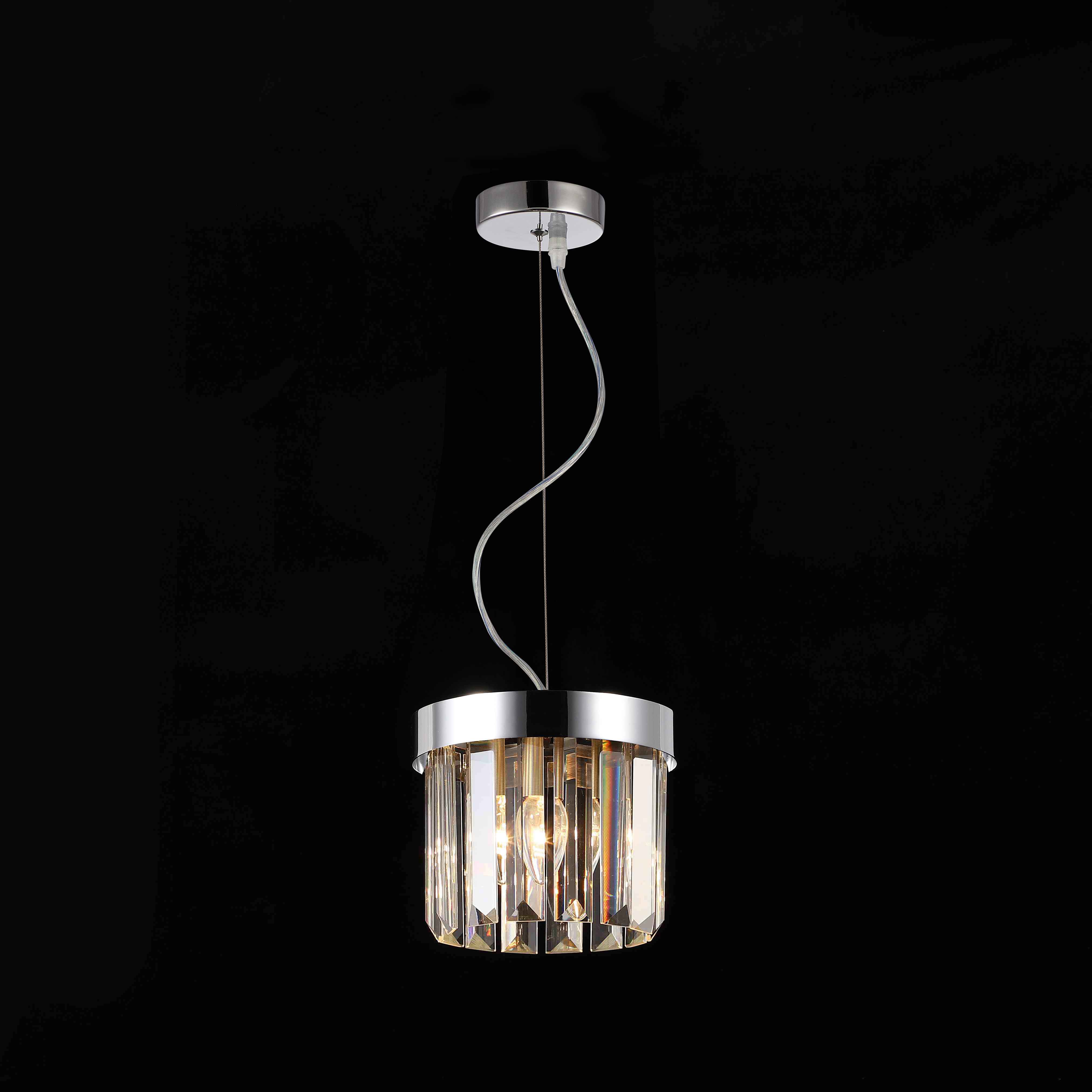 Подвесной светильник Ø200 x H170 (1000), мм, 2*40W (80W), CHROME (Хром) NewRgy G15-ф200*H170 CHROME