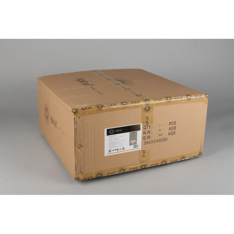 Каскадная люстра 50*60-100 см, 9*E14, 40W, Aployt Mariz APL.813.13.09, латунный