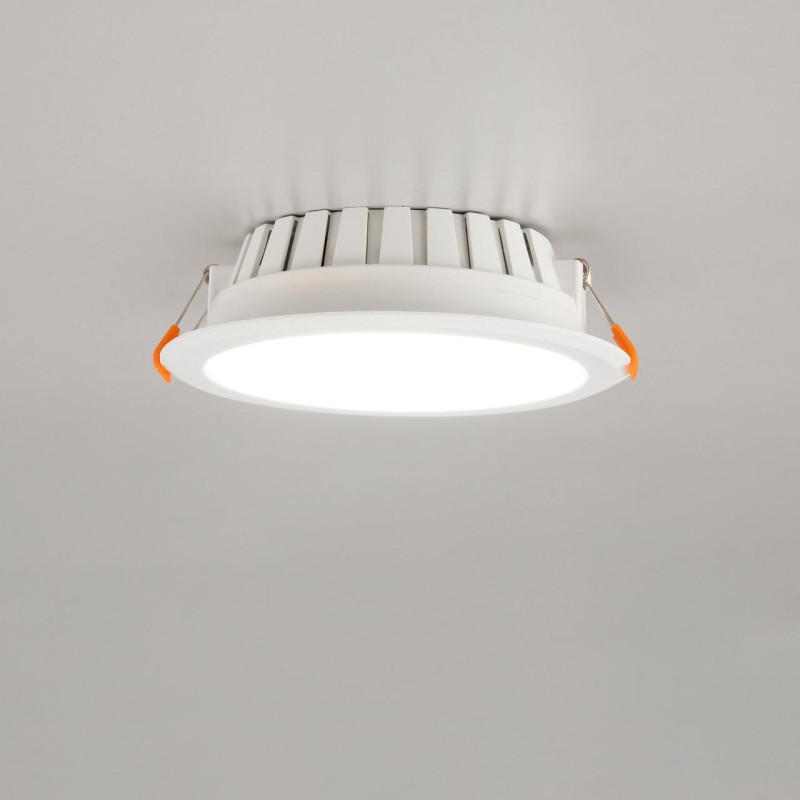 Встраиваемый светильник 14 см, 12W, 4000K Citilux Кинто  CLD5112N белый