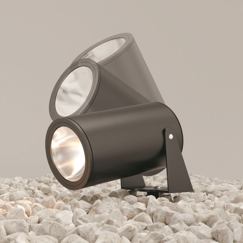 Ландшафтный светильник 23*13*19,2*26,7 см, LED*30W, 3000 К, Outdoor Bern O050FL-L30GF3K Maytoni Outdoor, Графит