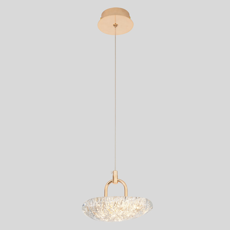 Светильник 17 см, 9W, 3000-6000K, Crystal Lux FELICIDAD SP9W LED, золото