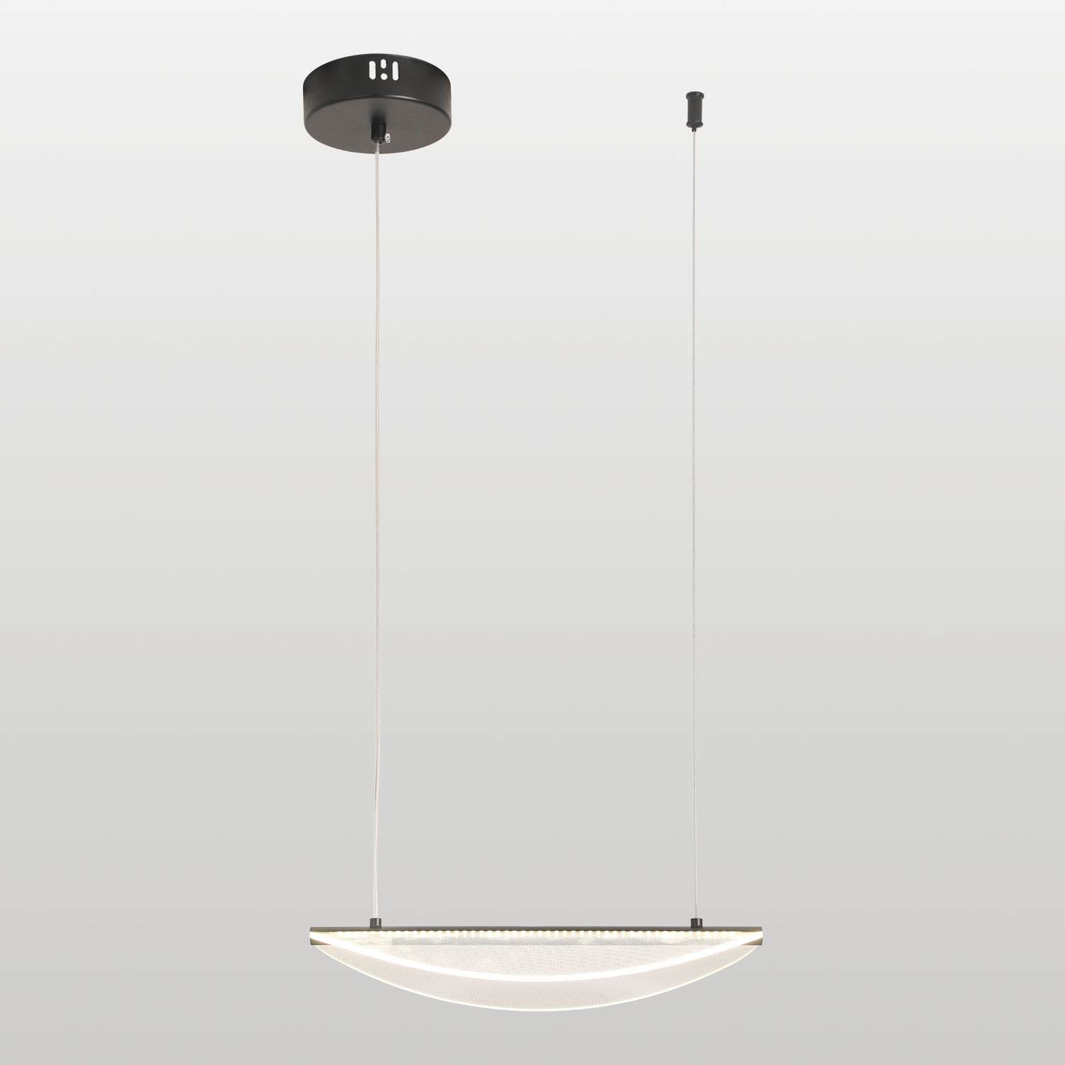 Линейно-подвесной светильник 34*35-140 см, 1*LED, 8W, 4000K, Lussole Calvert LSP-7367, черный