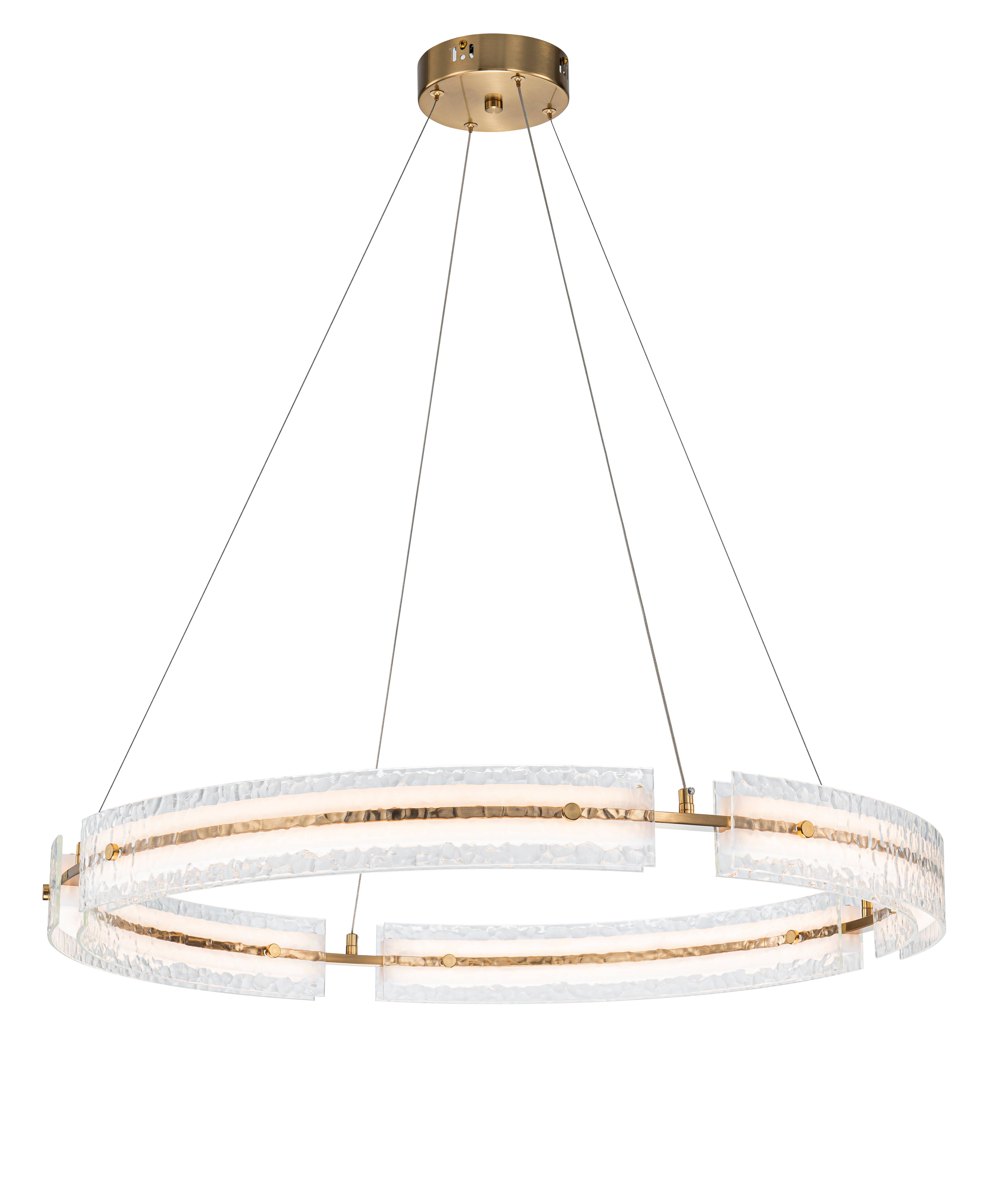 Люстра 800*2000, LED, 50W 3000-6000K NewRgy LED 82083-D800 COPPER GD, Золото