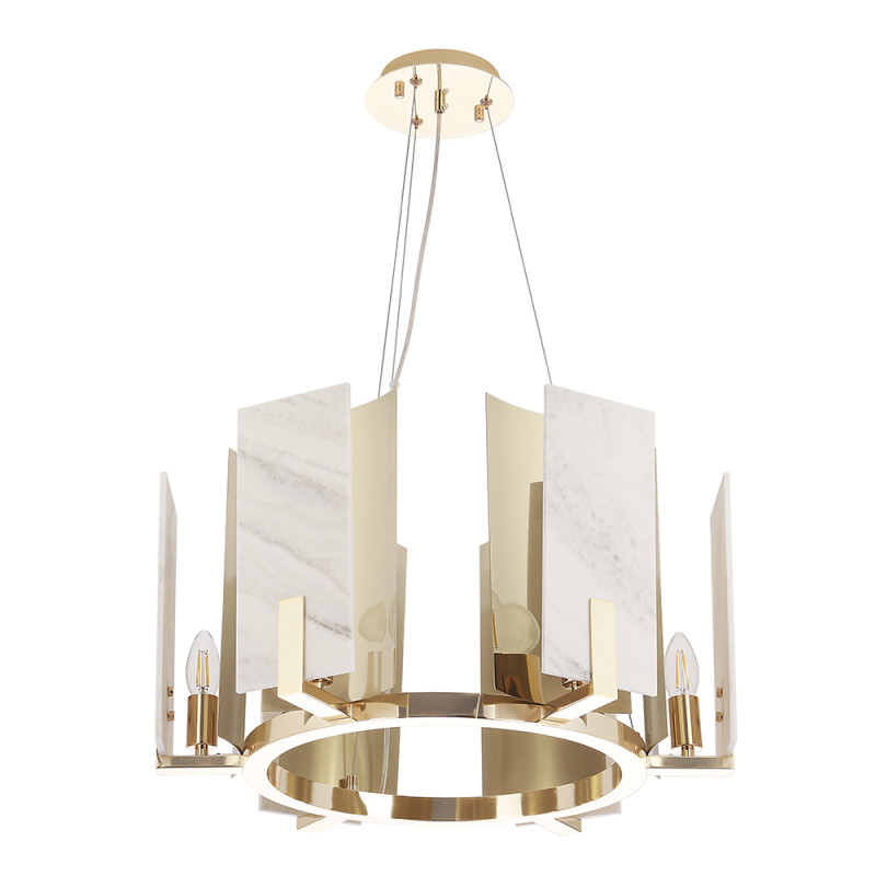 Светильник 55 см, Crystal Lux DELUXE SP6, золото