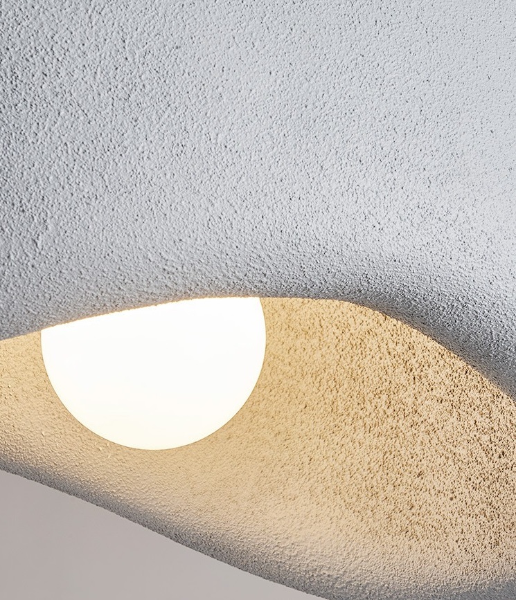 Светильник DZN-6112 БЕЛЫЙ D500*400/H1200/1/E27/60W белый шнур STONE 24-03