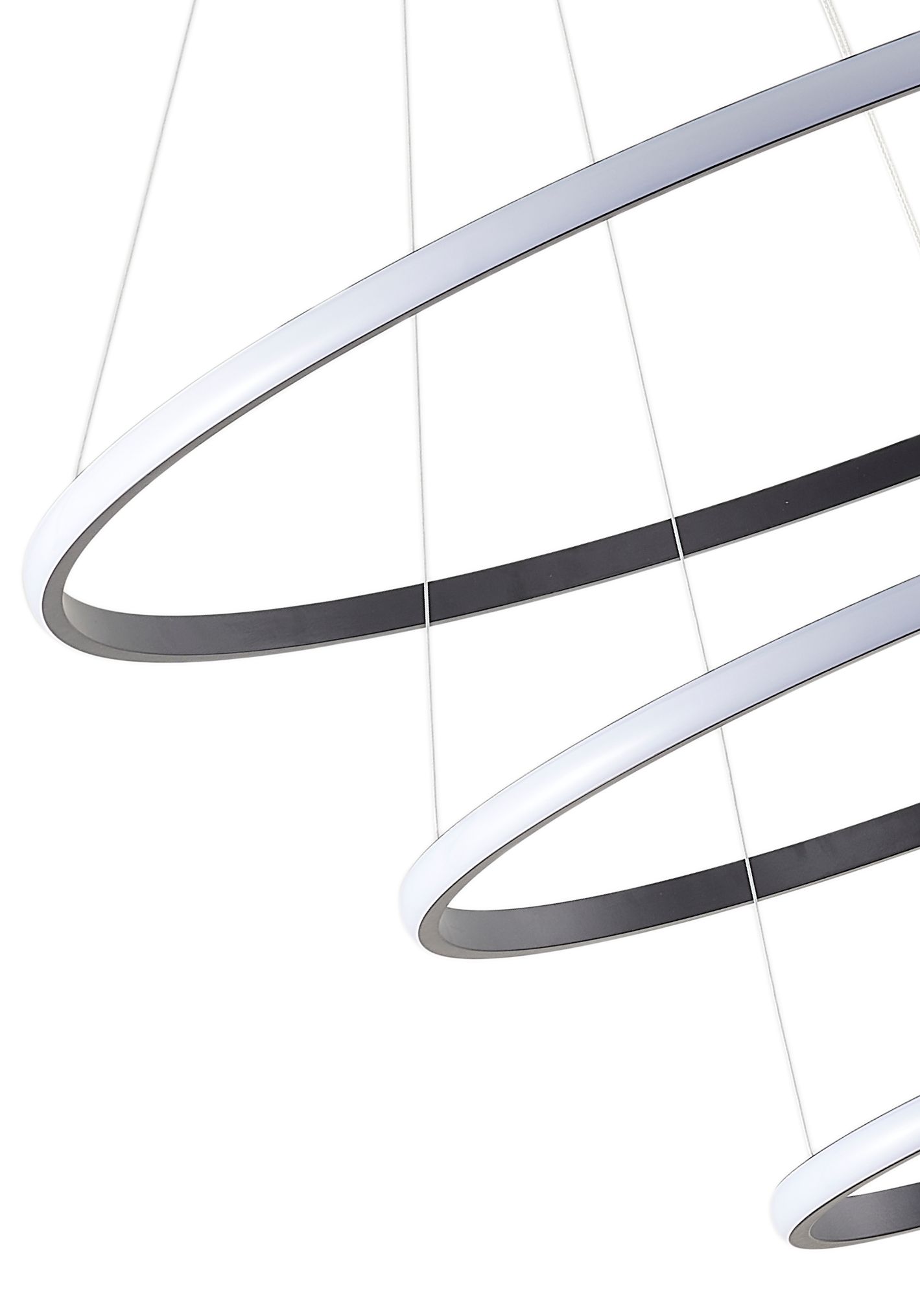 Светильник подвесной 40/60/80 см, LED 120W 4000K антрацит Zortes Ringolight ZRS.33320.120C