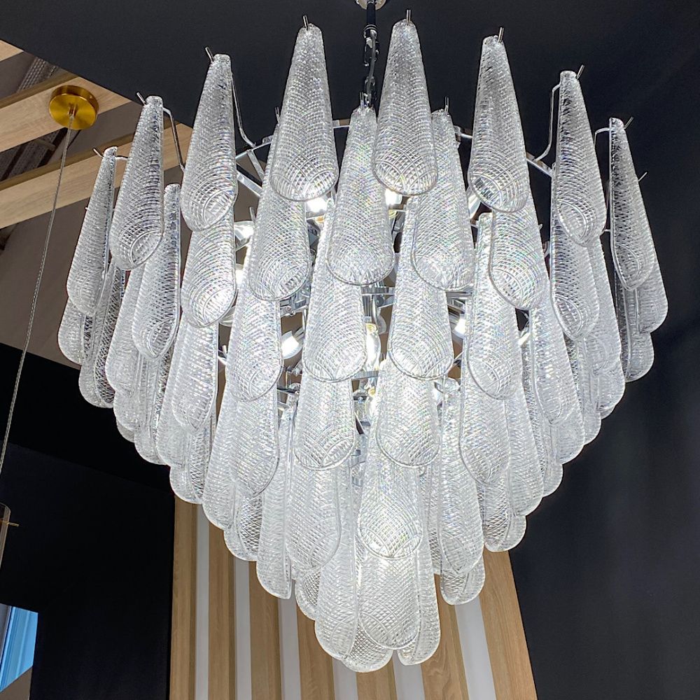 Люстра подвесная Stilfort 2122/09/19P, диаметр 80 см, хром