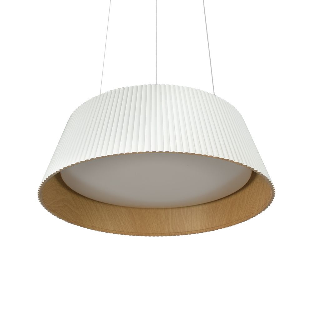 Подвесной светильник 46 см, 24W, 4000K, Loft IT Evans 10224P White, белый