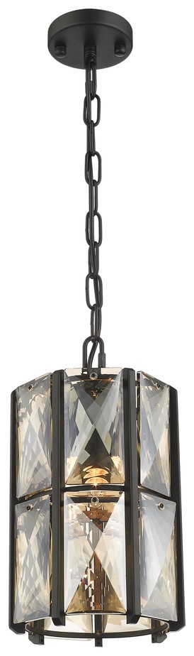 Светильник подвесной Wertmark Karlin WE148.01.023, 18*18 см, черный