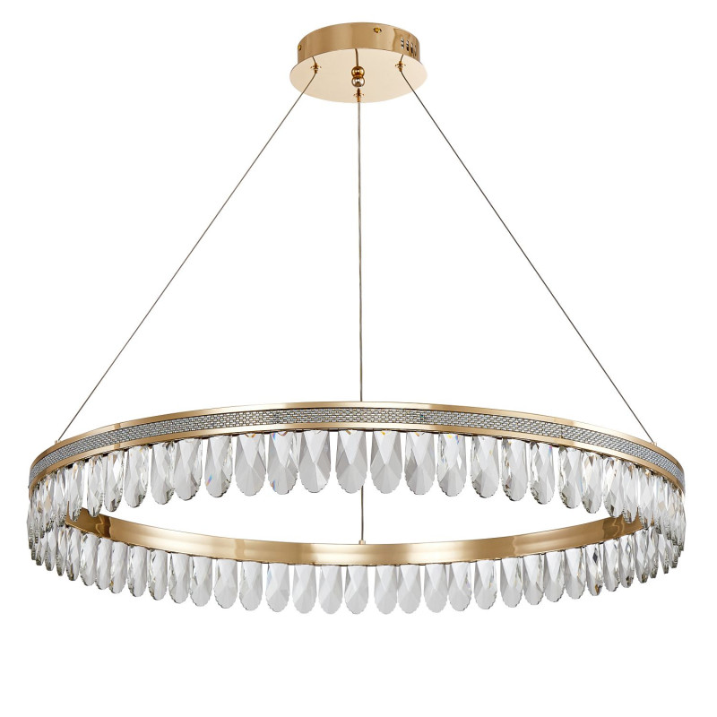Светильник 80 см, 43W, 3000K, Favourite Palatium 4207-8P, золото