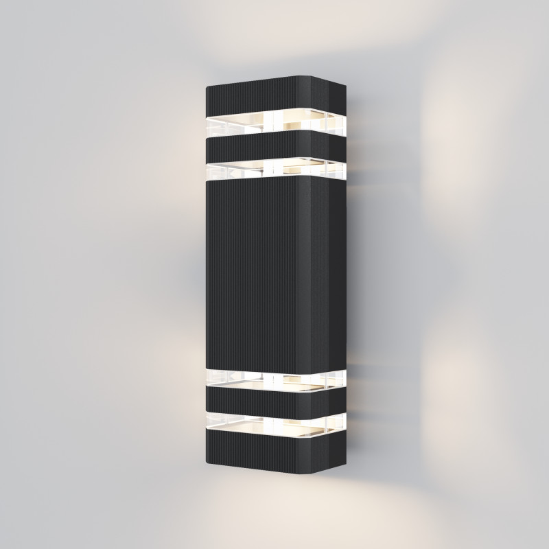 Уличный настенный светильник Maytoni Unter den Linden O578WL-02B, черный