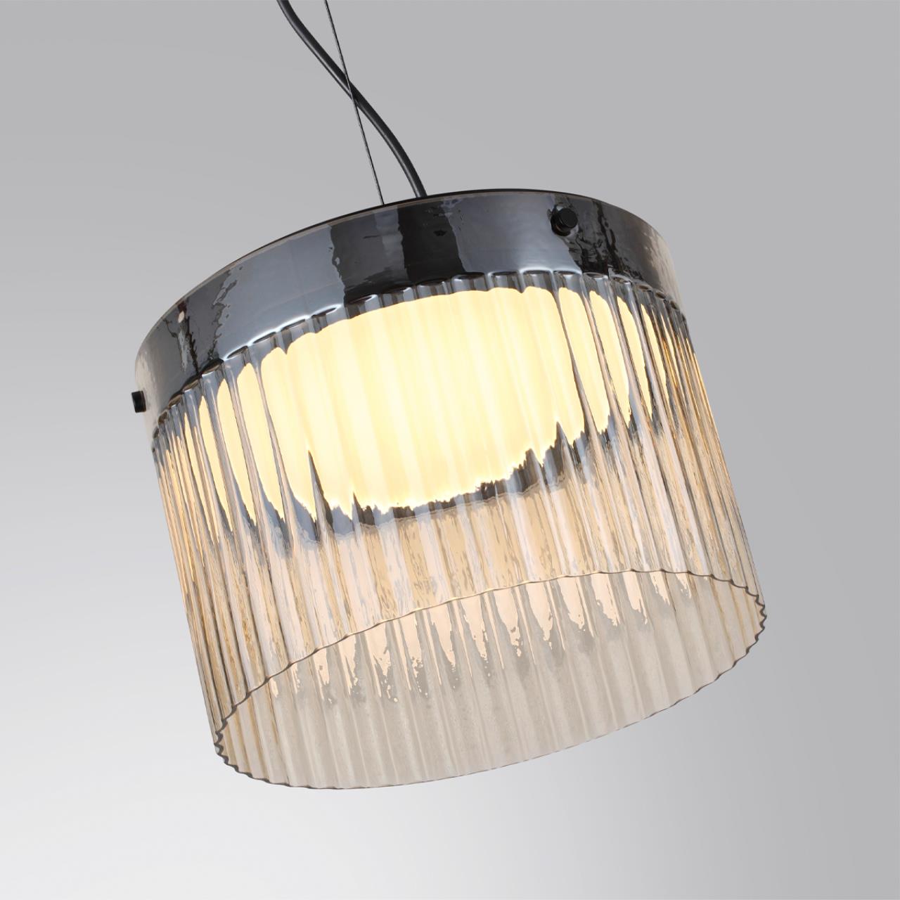 Подвес 28*28*154 см,  LED*W, 4000 К, Odeon Light Pillari, черный 5047/24L