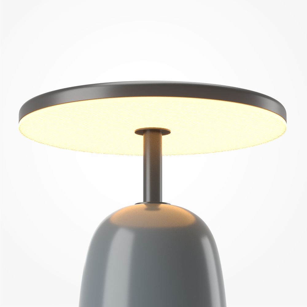 Настольная лампа *20*-13 см, *LED*6W, 3000K, Maytoni Umbra MOD522TL-L6GR3K, Серый
