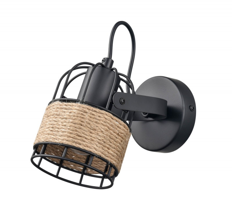 Спот 20*10*15 см, 1*E27 черный Vele Luce Extra VL6472W01