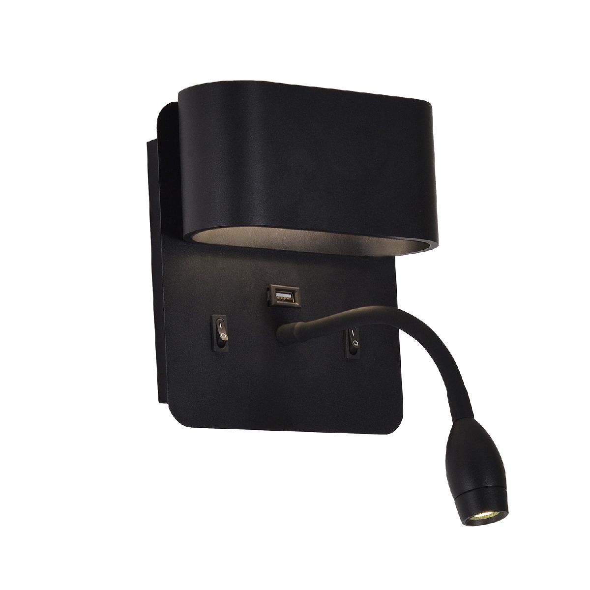 Бра 16*28 см, 6W, 4000K, F-Promo Parret 4476-2W, черный