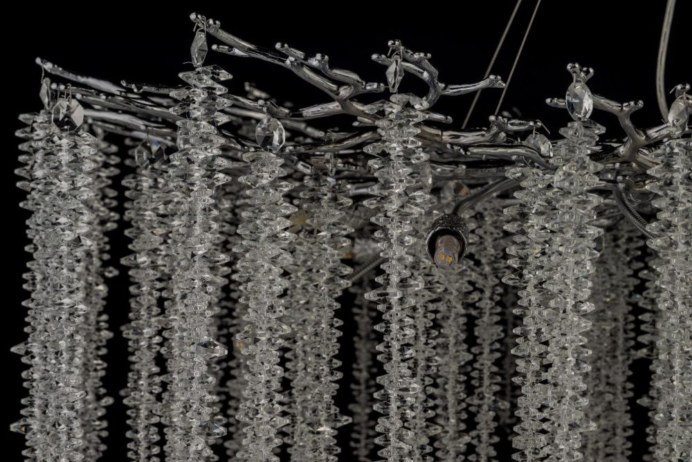 Люстра подвесная *100* см, 14*G9*40W, Dio D`arte Tavenna Nickel Tavenna H 1.5.100.100 N, никель