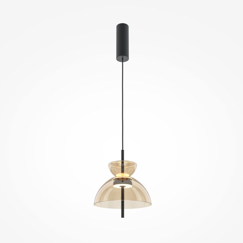 Подвесной светильник 25*25*348 см, LED*12W, 3000K, Maytoni Bangkok MOD185PL-L12CG3K2, черный