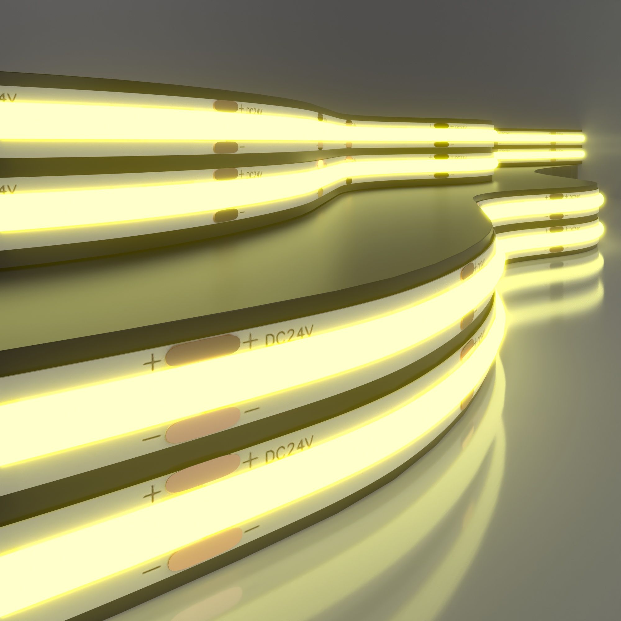Светодиодная лента Лента светодиодная 24V 11W 352Led COB IP20 теплый белый, 5м Elektrostandard