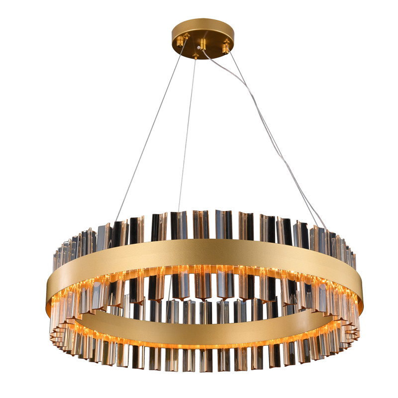 Подвесная люстра 60*150 см, 6*LED, 27W, 4000К, Favourite Marquis 4263-6P латунный