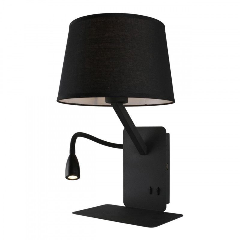 Бра 23*25*38,5 см, 2*E27, 60W, Omnilux Omnilux 628 OML-62811-02, черный
