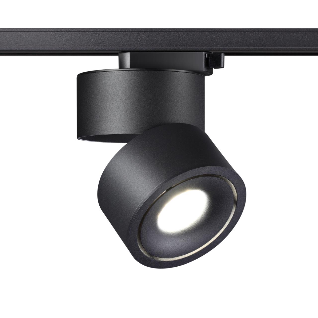 Светодиодный светильник 10 см, 15W, 4000K, Novotech Groda 358777, черный