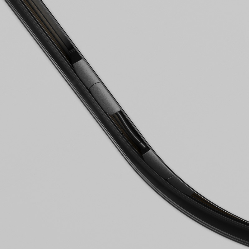 Комплектующие для трековой системы 1,6*18,9*1,8 см, - -W, К, Черный Maytoni Accessories for tracks Exility TRA034CS-B