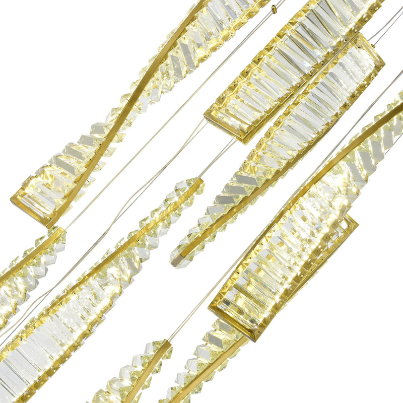 Светильник подвесной 40* см, LED*1*99W, 3000K, St Luce Elica SL6205.303.09, Латунь