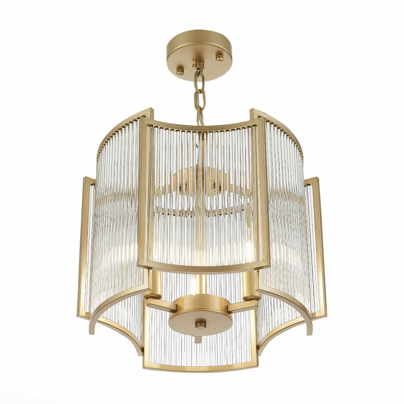 Люстра подвесная 41 см, 180W, ST LUCE COSENZA SL1234.203.03 Шампань