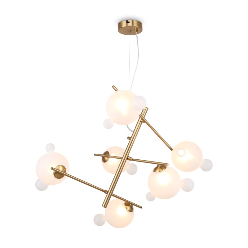 Светильник 49 см, Freya Flaty FR5374PL-06BS, латунь